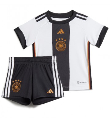 Tyskland babykläder Hemmatröja barn VM 2022 Korta ärmar (+ Korta byxor)